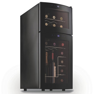 21 Bottle Dual Zone Freestanding Wine Cooler 21 Bottle Dual Zone Freestanding Wine Cooler