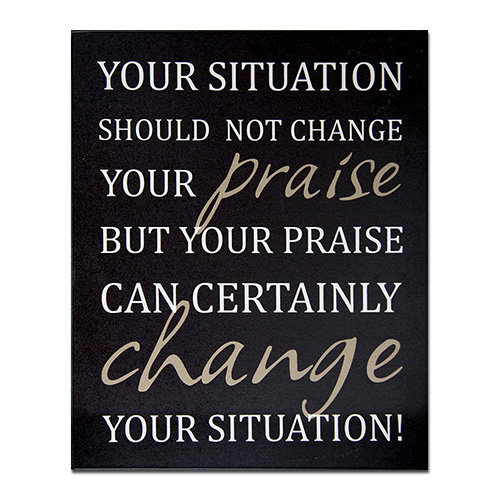 Your Praise Textual Art