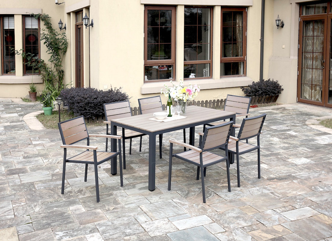 JB Patio 7 Piece Dining Set & Reviews Wayfair