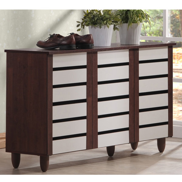 Wholesale Interiors Baxton Studio Gisela 14Pair Shoe Storage