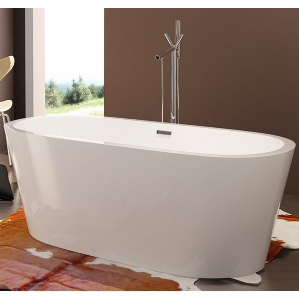 HelixBath Pella 63 x 29.5 Soaking Bathtub by Kardiel