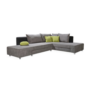 Ecksofa North Hero mit Bettfunktion von Home & H..
