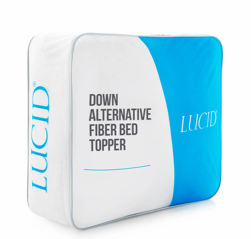 Lucid 3" Down Alternative Mattress Topper & Reviews Wayfair