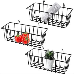 4 Baskets Included GridWall and Wire Grid Baskets Bundle