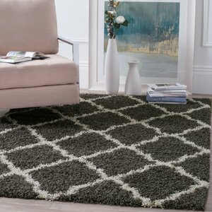 Charmain Dark Gray/Ivory Area Rug