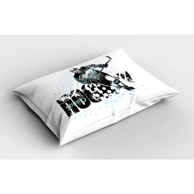 Dots Hockey Sham East Urban Home Size Queen