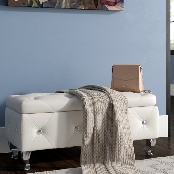 Cedric Upholstered Storage Bench by Willa Arlo Int