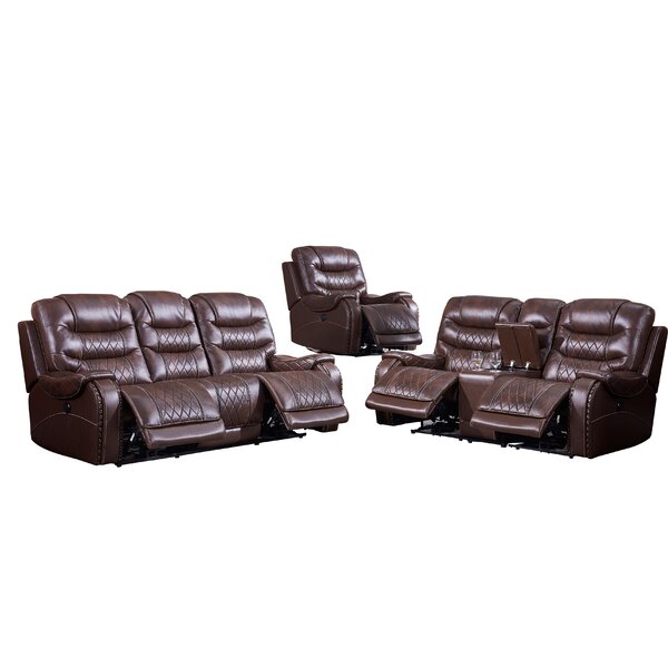 Cordon 3 Piece Reclining Living Room Set By Darby Home Co
