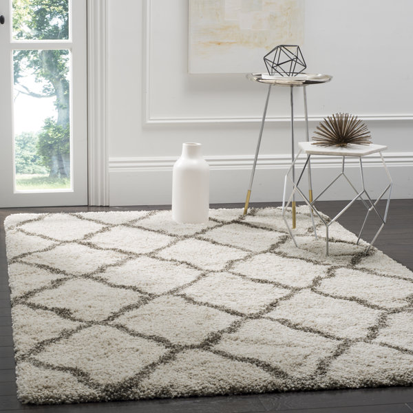 Buford Ivory/Gray Area Rug by Charlton Home