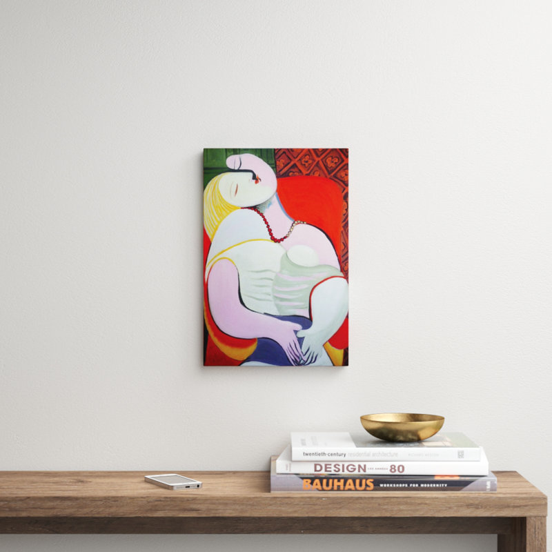 The Dream The Sleep By Pablo Picasso Painting Print On Wrapped