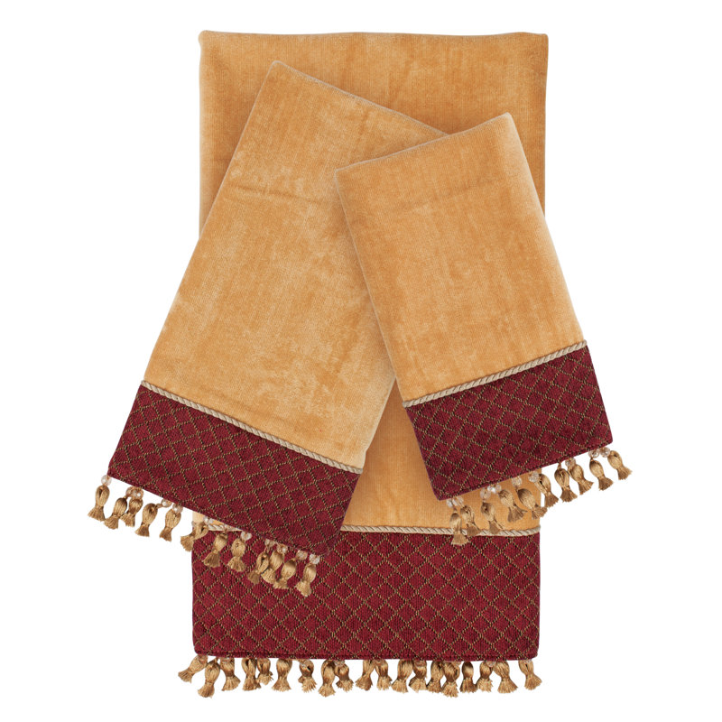 China Art 3 Piece 100% Cotton Towel Set