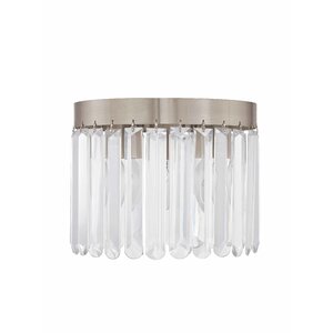 Caroline 3-Light Crystal Flush Mount