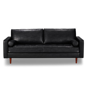 Small Leather Couch Wayfair Quickview