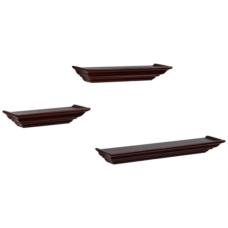 AdecoTrading 3 Piece Floating Wall Shelf Set & Reviews Wayfair