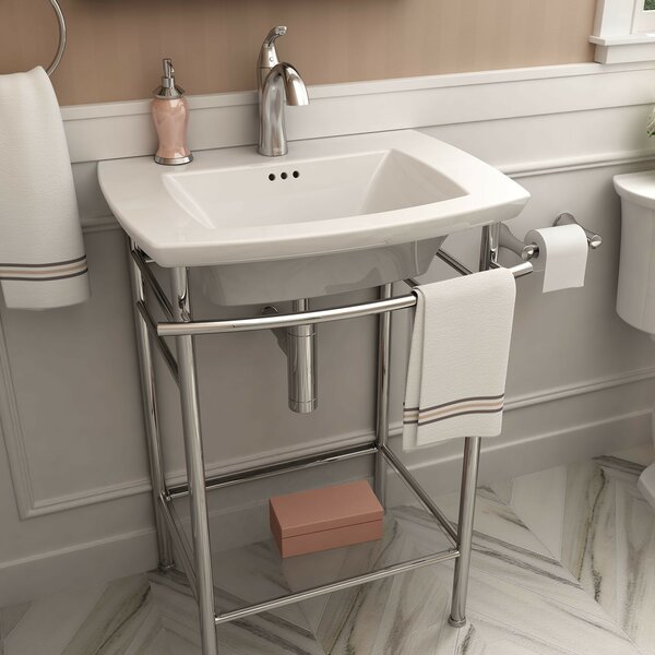 Edgemere 25 Console Bathroom Sink with Overflow by American Standard