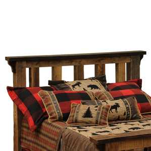Barnwood Slat Headboard by Fireside Lodge