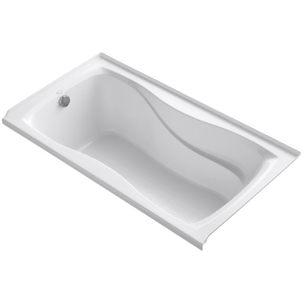 Hourglass Alcove 60 x 32 Soaking Bathtub by Kohler