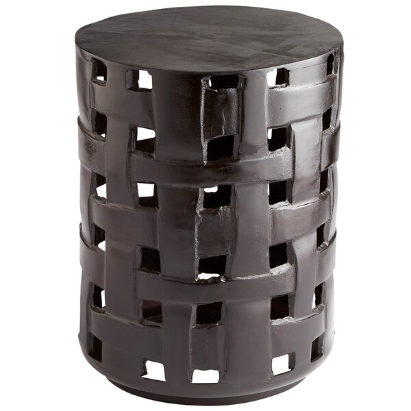 Drum End Table By Cyan Design