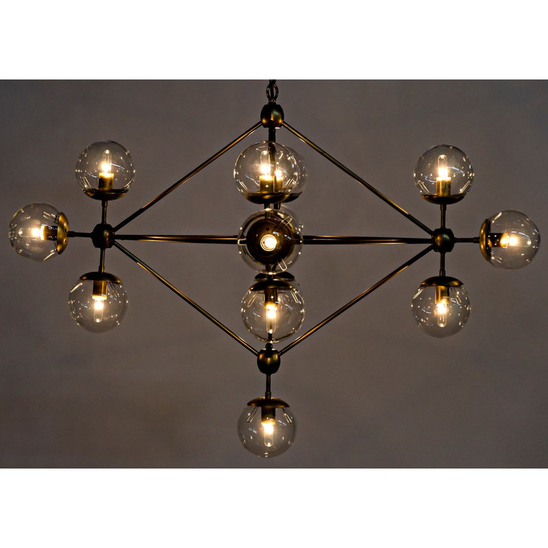 Noir Pluto 13-Light LED Chandelier | Wayfair Noir Pluto 13-Light LED Chandelier | Wayfair