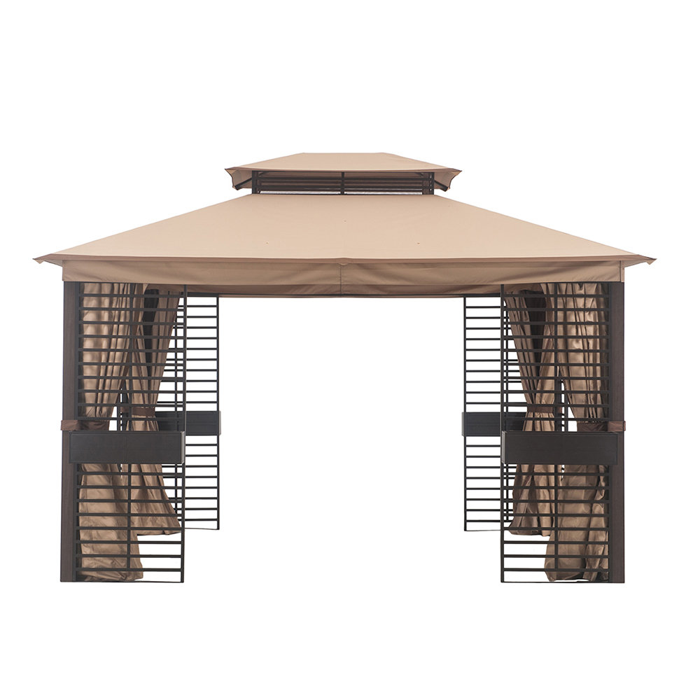 12 Ft. W x 10 Ft. D Metal Patio Gazebo