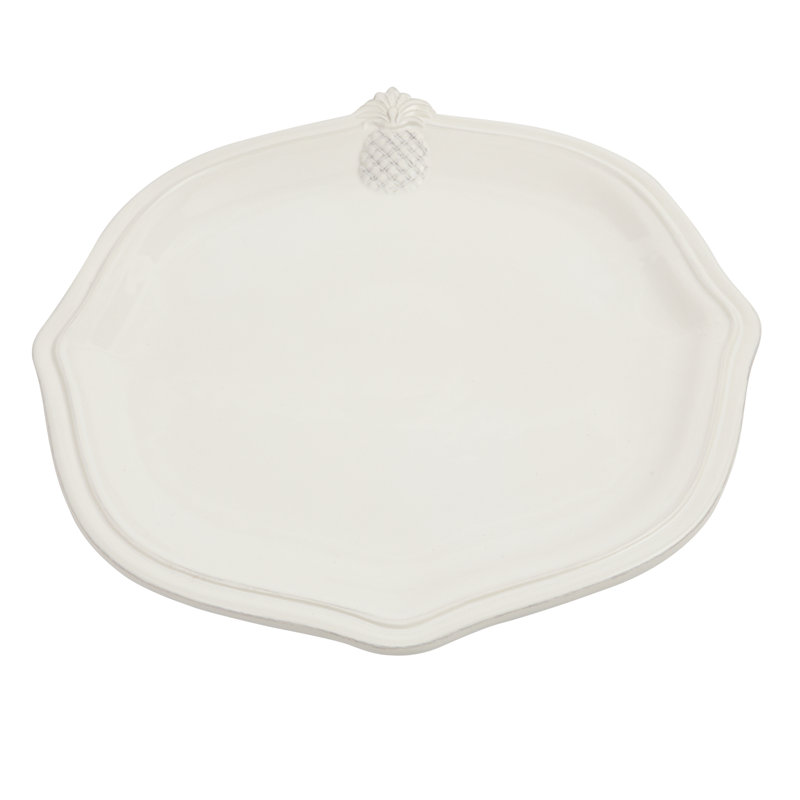 Welcome Ceramic Pineapple Platter