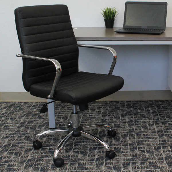 Stockbridge Fixed Arms High-Back Desk Chair by Orren Ellis