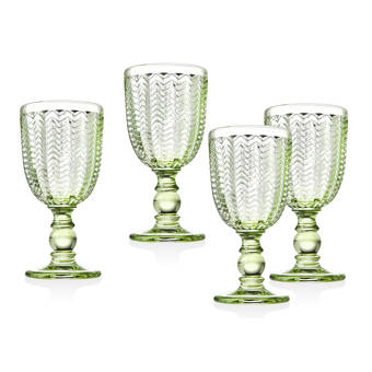 Godinger Silver Art Co Twill 6 Oz Lead Crystal Goblet Reviews Wayfair