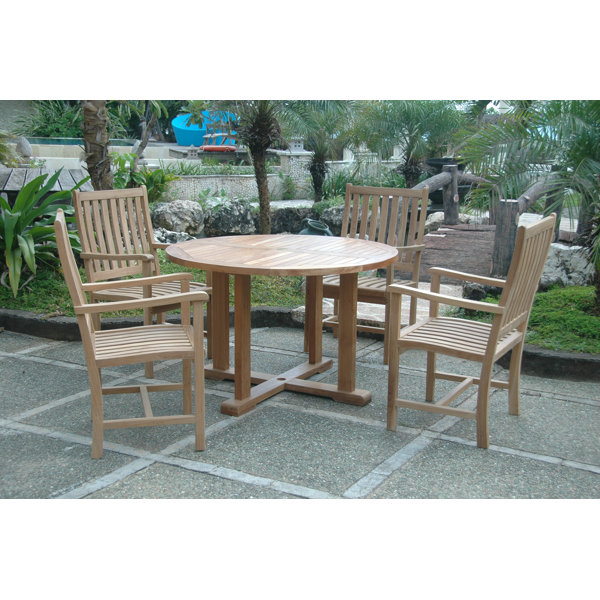 Tosca 5 Piece Teak Dining Set by Anderson Teak