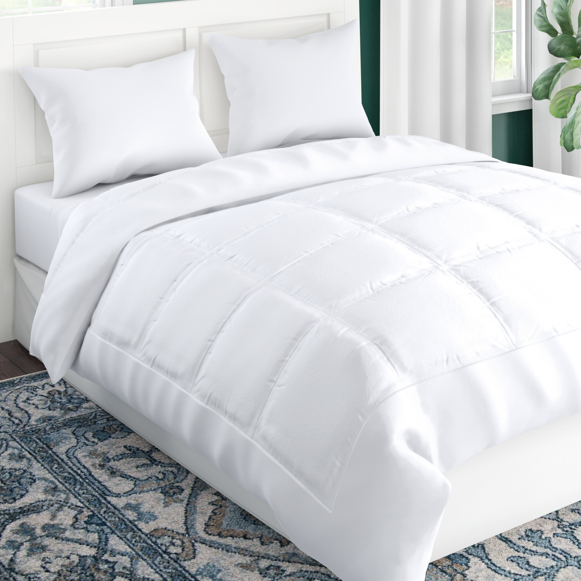 Eco Green Down Alternative Comforter Duvet Insert Koldry Posciele