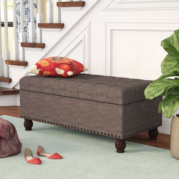 Gourley Fabric Storage Bench by Three Posts