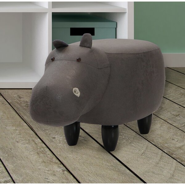 Critter Sitters Hippo Storage Ottoman By Zoomie Kids