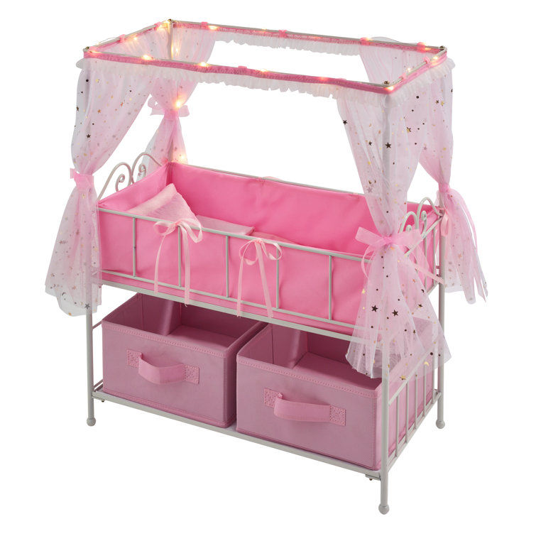 doll crib with storage