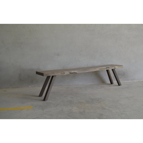 Agnon Live Edge Wood Bench By Loon Peak Modern