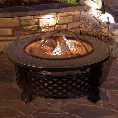 Outdoor Fireplaces & Fire Pits You'll Love in 2020 | Wayfair Outdoor Fireplaces & Fire Pits You'll Love in 2020 | Wayfair on Quillen Steel Wood Burning Outdoor Fireplace id=60389