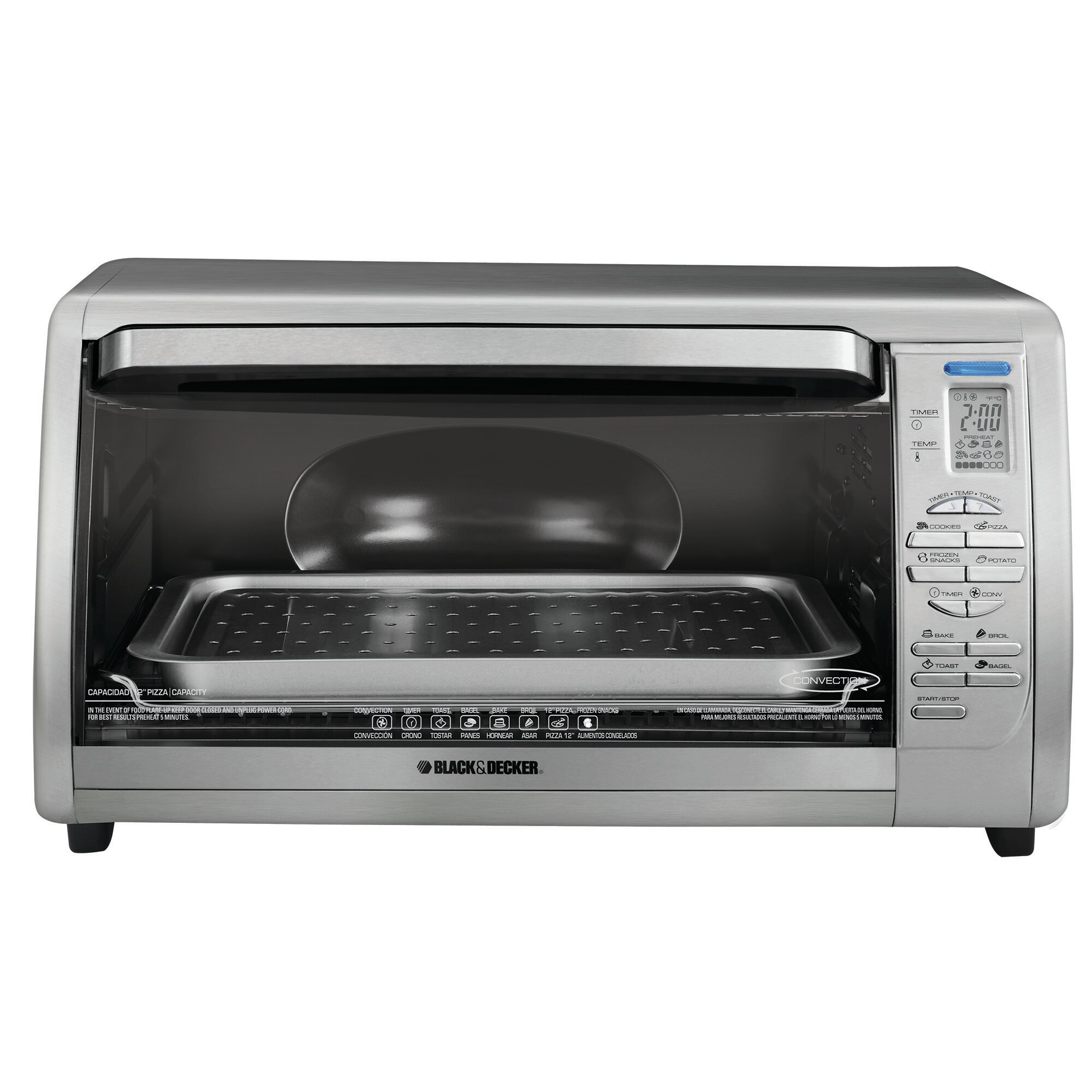 Black Decker Digital Touchpad Toaster Oven Reviews Wayfair