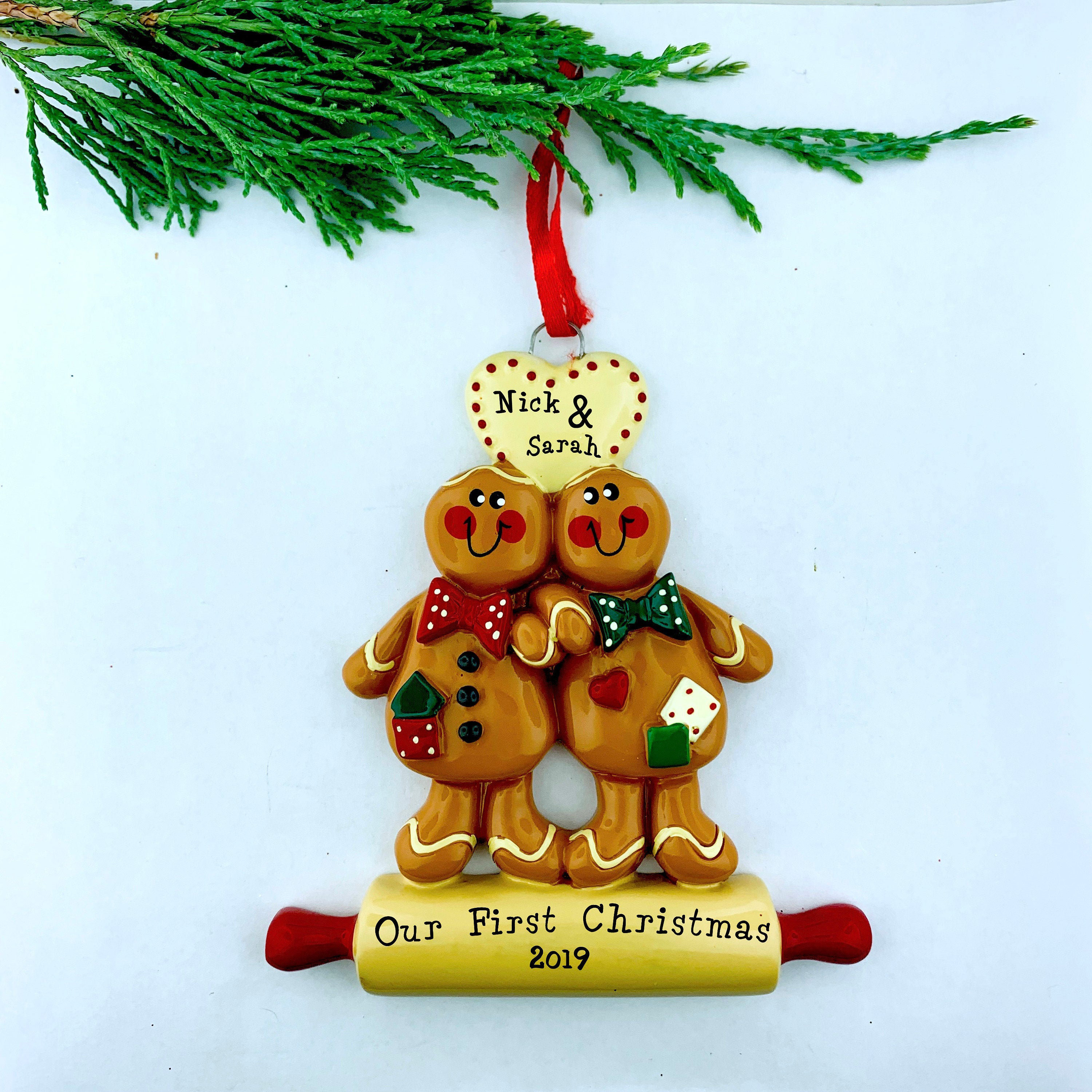 The Holiday Aisle Gingerbread Cookies Couple Hanging Figurine Ornament Wayfair