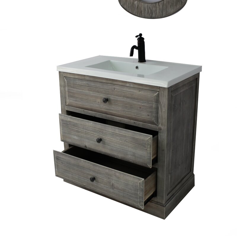 Laurel Foundry Modern Farmhouse Bellevue 30" Single Sink ...