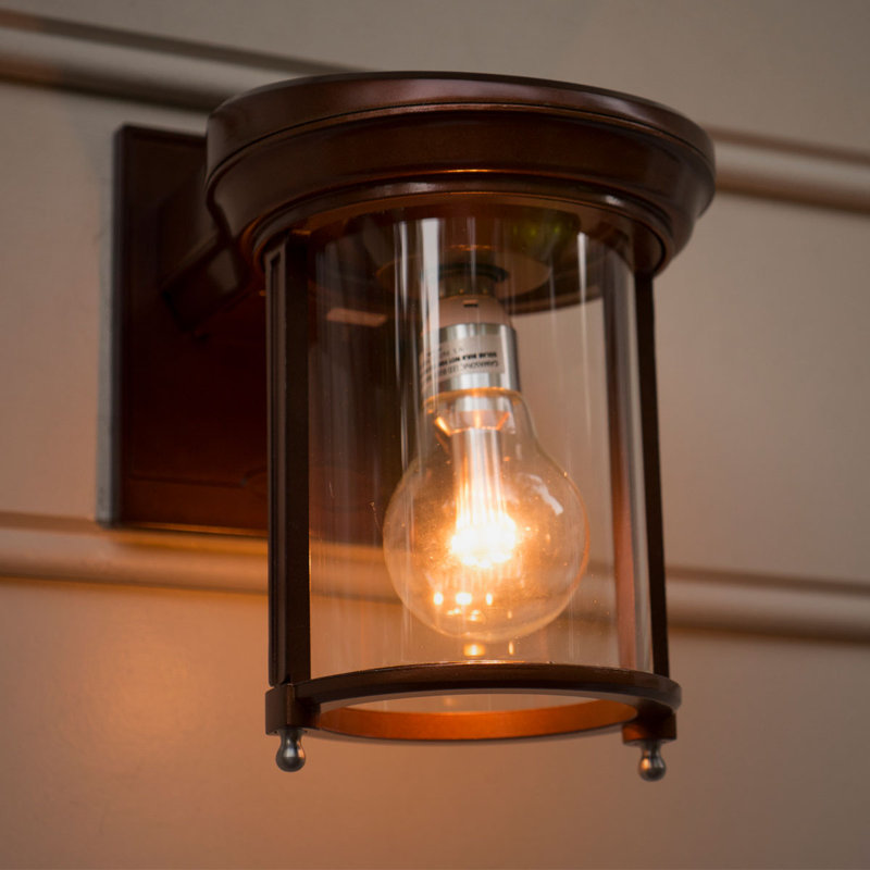 Winston Porter Krimhilde Outdoor Wall Lantern Reviews Wayfair Krimhilde Outdoor Wall Lantern
