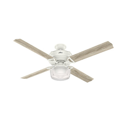 60 Brunswick Wi Fi 4 Blade Led Ceiling Fan With Remote Light Kit