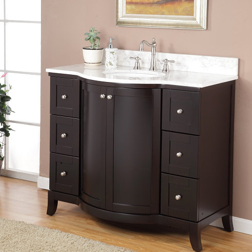 Astoria 42 Single Bathroom Vanity Set by Valore