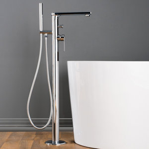 Adalbert Single Handle Floor Mounted Bath Faucet