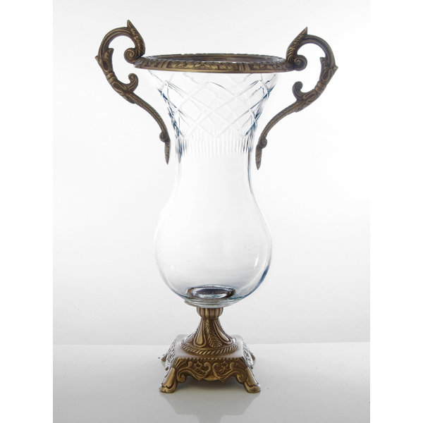 ClassicTouch Glass Vase & Reviews Wayfair
