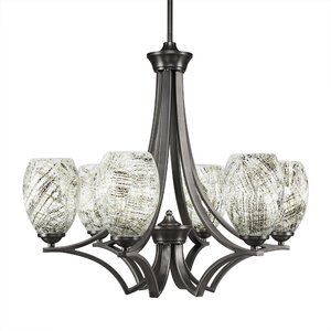 Zilo 6-Light Shaded Chandelier