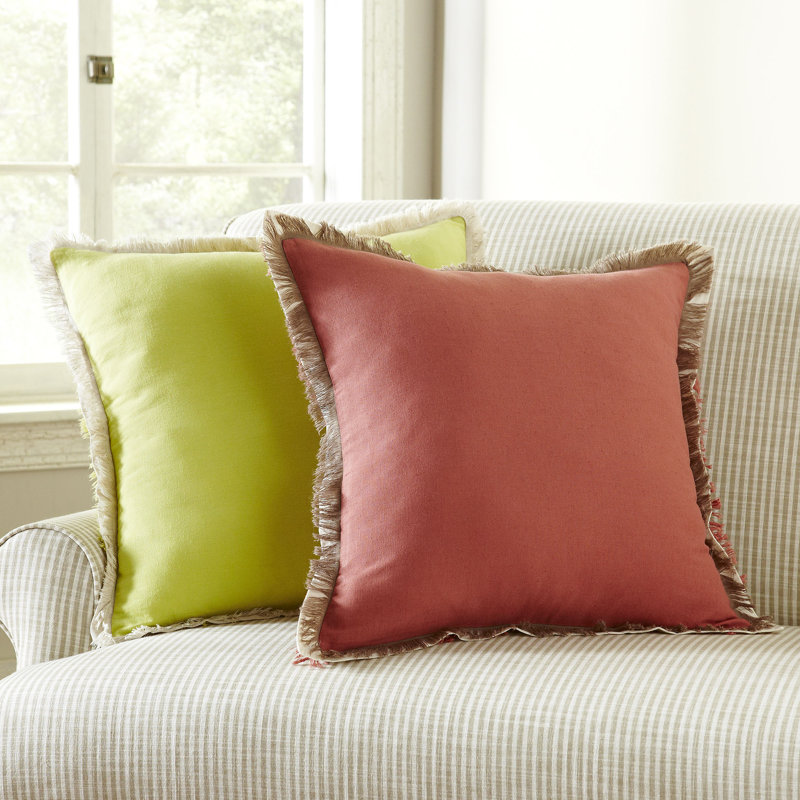 Fringed Pillow Cover & Reviews Birch Lane