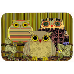 Owl Kitchen Rug Wayfair Fall Wisdom Owl Kitchen Bath Mat