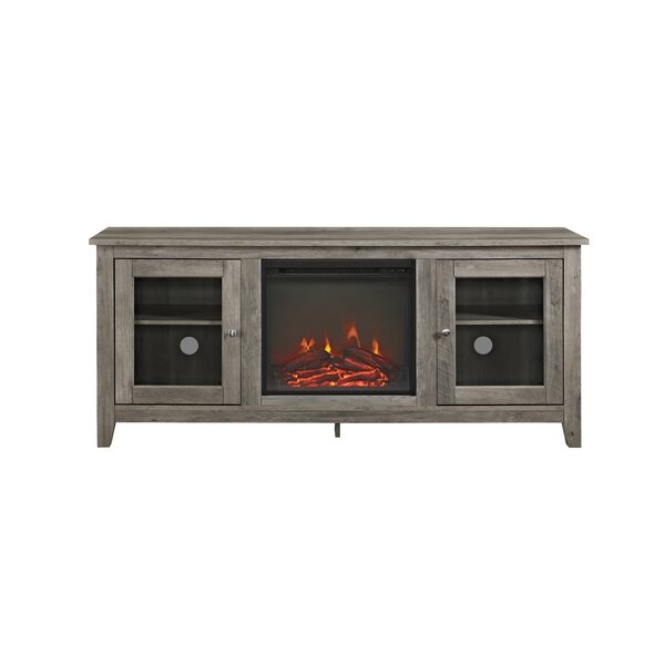 Inglenook 58 TV Stand with Fireplace by Andover Mills