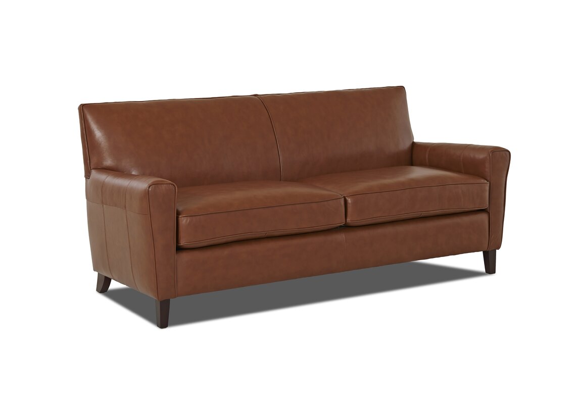 grayson leather sofa and chair