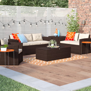 Owen 5 Piece Deep Seating Group with Cushion