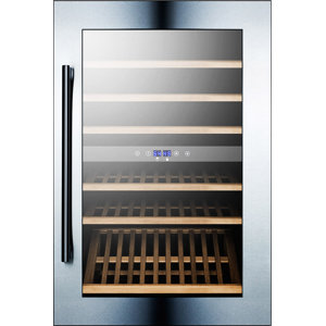 Summit 59 Bottle Dual Zone Built-In Wine Cooler