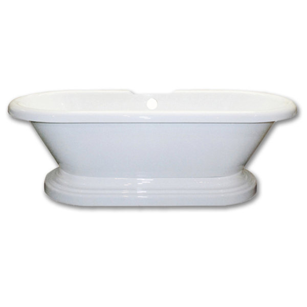 Acrylic 60 x 29 Freestanding Soaking Bathtub by Cambridge Plumbing